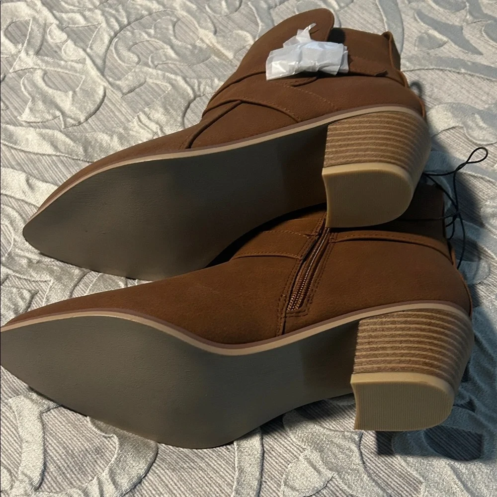 Maurices Brown Ankle Booties - Picture 4 of 4
